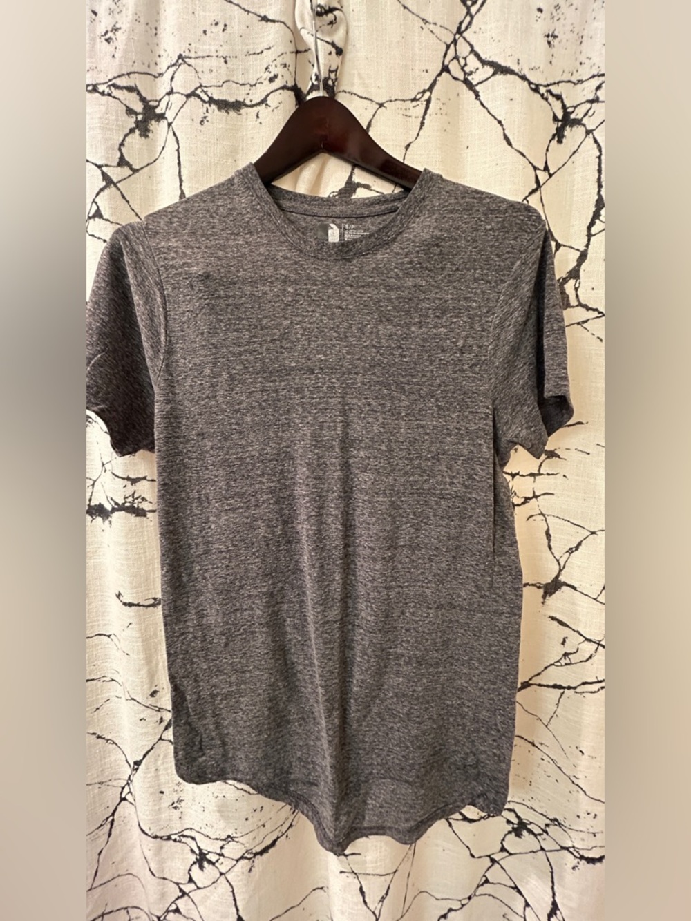 Plain Gray U Tshirt Short Sleeve Size Small